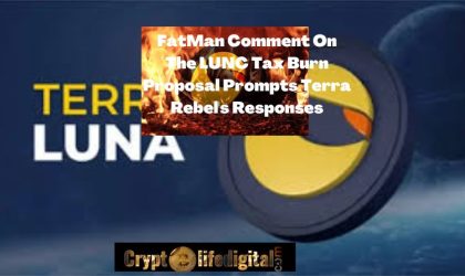 FatMan Comment On The LUNC Tax Burn Proposal Prompts Terra Rebel’s Responses